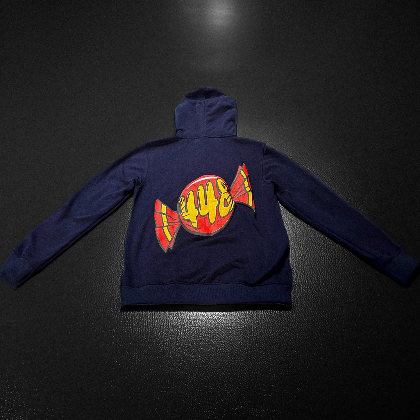 448 STATEMENT HOODIE - NAVY