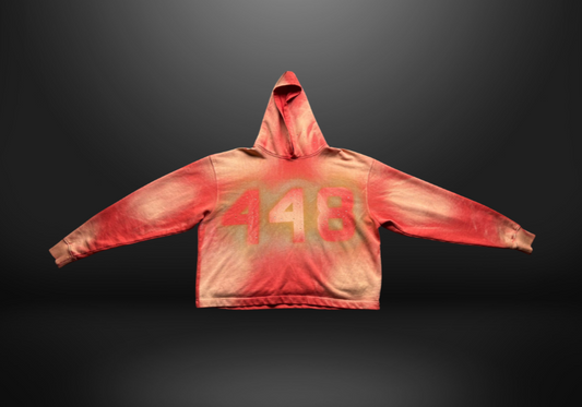 Candyland Exoticz “448 Statement” Hoodie - Red/Orange Gradient