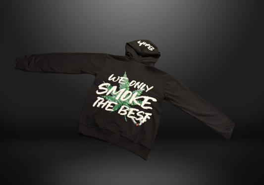 Candyland Exoticz Zip Hoodie - We Only Smoke the Best - Black