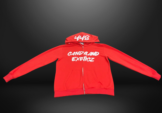 Candyland Exoticz Zip Hoodie - Red