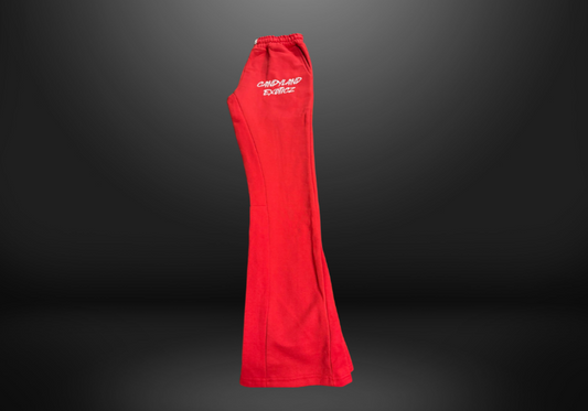 Candyland Exoticz “Essential Script” Pants - Red